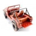 Carsdemetal.es 1983 Jeep CJ-7 "A-Team Team-A" Dirty Red 1:18 Greenlight 19091