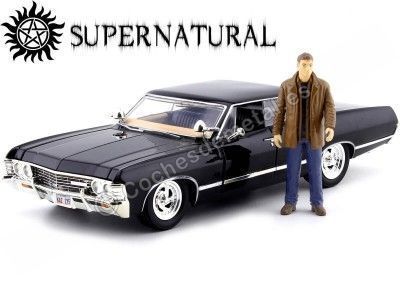 Cochesdemetal.es 1967 Chevrolet Imapala SS + Figura Dean Winchester "Supernatural" 1:24 Jada Toys 32250/253255037