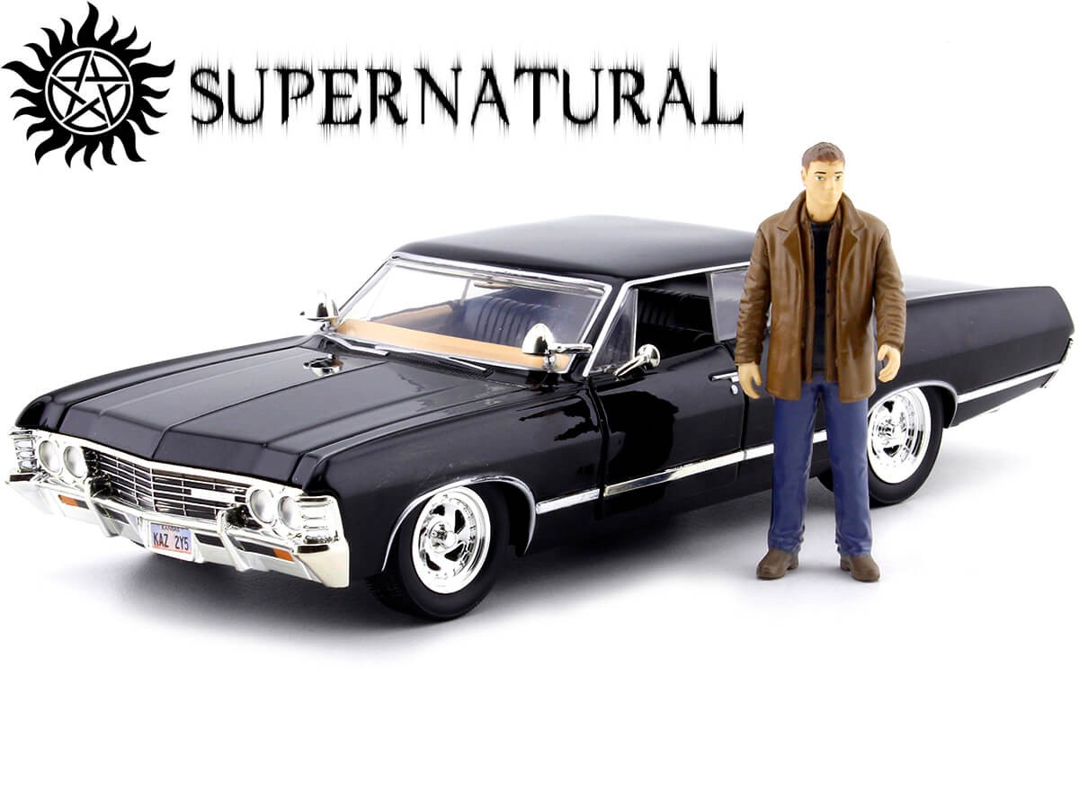 1967 Chevrolet Imapala SS + Figura Dean Winchester Supernatural 1