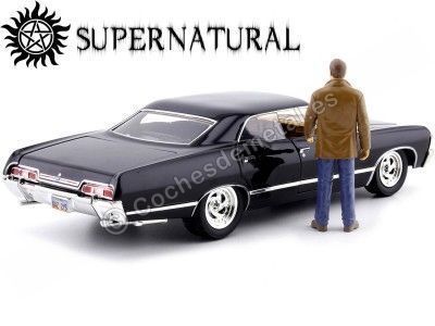 1967 Chevrolet Imapala SS + Figura Dean Winchester "Supernatural" 1:24 Jada Toys 32250 Cochesdemetal.es 2