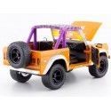 Cochesdemetal.es 1973 Ford Bronco + Figura Randy Savage "Macho Man" 1:24 Jada Toys 32046