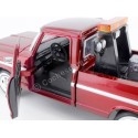 Cochesdemetal.es 1969 Ford F100 Pickup "Servicio de Grua" Granate 1:24 Motor Max 75345