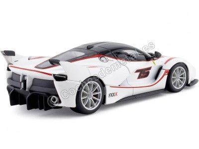 Cochesdemetal.es 2015 Ferrari FXX-K Blanco / Negro 1:24 Bburago 18-26301 2