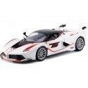 Cochesdemetal.es 2015 Ferrari FXX-K Blanco / Negro 1:24 Bburago 18-26301