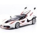 Cochesdemetal.es 2015 Ferrari FXX-K Blanco / Negro 1:24 Bburago 18-26301