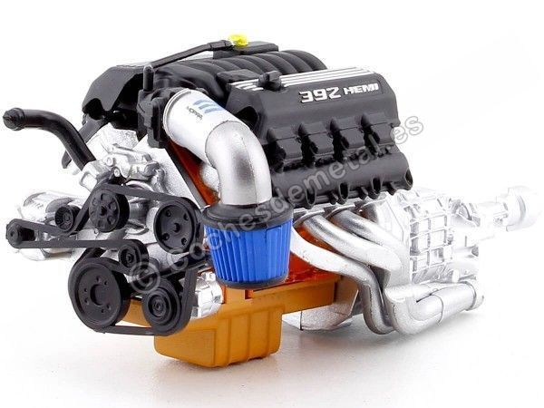 CARSDEMETAL.ES MOTEUR 2012 ET TRANSMISSION "Plymouth Cuda 392 Hemi Sema Custom" 1:18 Highway-61 18020