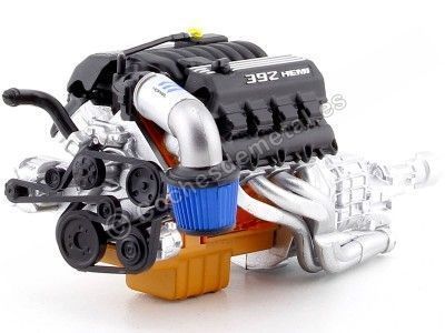 2012 Motor y Transmisión "Plymouth Cuda 392 Hemi Sema Custom" 1:18 Highway-61 18020 Cochesdemetal.es