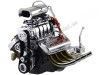 CARSDEMETAL.ES 1934 MOTEUR ET TRANSMISSION NITRO COUPE DODGE 426 Blown Drag 1:18 ACME / GMP 18840
