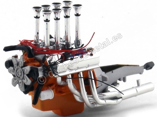 Cochesdemetal.es 1970 MOTEUR ET TRANSMISSION "426 IMMEMATE HEMI MOTEUR" 1:18 ACE / GMM A1806502E