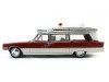 1966 Cadillac S-S 48 High Top Ambulancia Red and White 1:18 GreenLight Precision Collection PC18003 Cochesdemetal 8 - Coches de 