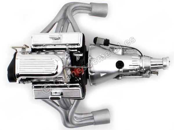Carsdemetal.es 1955 motor e transmissão "Chevrolet Drag Gasser" 1:18 Acme/GMP A1800909E