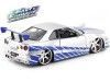 Cochesdemetal.es 2002 Nissan Skyline GT-R BNR34 "Fast & Furious" 1:24 Jada Toys 97158 253203044