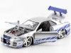 Cochesdemetal.es 2002 Nissan Skyline GT-R BNR34 "Fast & Furious" 1:24 Jada Toys 97158 253203044