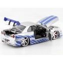 Cochesdemetal.es 2002 Nissan Skyline GT-R BNR34 "Fast & Furious" 1:24 Jada Toys 97158 253203044