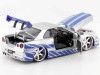 Cochesdemetal.es 2002 Nissan Skyline GT-R BNR34 "Fast & Furious" 1:24 Jada Toys 97158 253203044