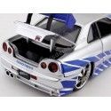 Cochesdemetal.es 2002 Nissan Skyline GT-R BNR34 "Fast & Furious" 1:24 Jada Toys 97158 253203044