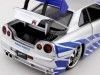 Cochesdemetal.es 2002 Nissan Skyline GT-R BNR34 "Fast & Furious" 1:24 Jada Toys 97158 253203044