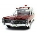 1966 Cadillac S-S 48 High Top Ambulancia Red and White 1:18 GreenLight Precision Collection PC18003 Cochesdemetal 9 - Coches de 