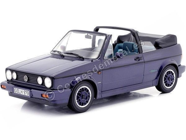 Cochesdemetal.es 1991 Volkswagen Golf Cabriolet "Coast" Purple Metallic 1:18 Norev 188463