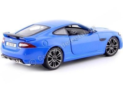 Cochesdemetal.es 2011 Jaguar XKR-S Azul Mate 1:24 Bburago 21063 2