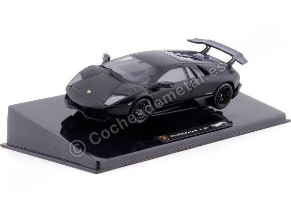Cochesdemetal.es 2013 Lamborghini Murcielago LP670-4 SV Negro Mate 1:43 Hot Wheels Elite T6936