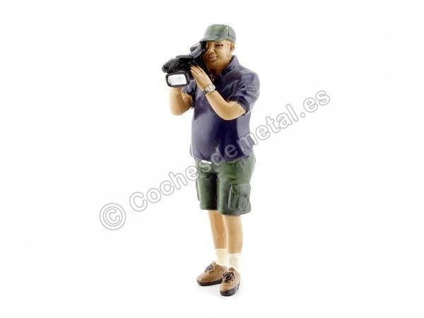 Cochesdemetal.es Figura de Resina "Camera Man Norman" 1:18 American Diorama 77734