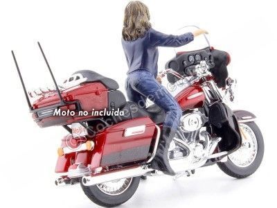 Cochesdemetal.es Figura de Resina "Motorista Angel" 1:18 American Diorama 23868 2