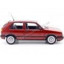 Cochesdemetal.es 1990 Volkswagen Golf II GTI G60 Red Metallic 1:18 Norev 188555