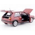Cochesdemetal.es 1990 Volkswagen Golf II GTI G60 Red Metallic 1:18 Norev 188555