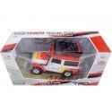 CARSDEMETAL.ES 1974 TOYOTA FJ40 TOP HARD OFF OFF ROAD avec portables blancs / rouges 1:24 MOTOR MAX 79137