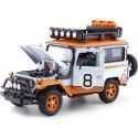 Cochesdememetal.es 1974 Toyota FJ40 Hard Top au large de la route Con Portaequipajes Gulf Edition 1:24 Motor Max 79658