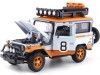 Cochesdememetal.es 1974 Toyota FJ40 Hard Top au large de la route Con Portaequipajes Gulf Edition 1:24 Motor Max 79658