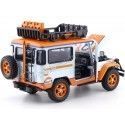 Cochesdememetal.es 1974 Toyota FJ40 Hard Top au large de la route Con Portaequipajes Gulf Edition 1:24 Motor Max 79658