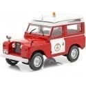 Carsdemetal.es 1960 Land Rover Santana II "Brigade Brecer Barcelone" Red / White 1:43 Salvat SP08 Editorial