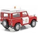 Carsdemetal.es 1960 Land Rover Santana II "Brigade Brecer Barcelone" Red / White 1:43 Salvat SP08 Editorial
