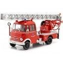 CARSDEMETAL.ES 1955 Mercedes-Benz L319 "ALLEMAGNE FIREFIGHTERS" Red 1:43 Salvat SP09 Editorial