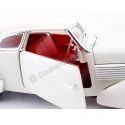 COCHESDEMETAL.ES 1936 CORD 810 CONVERTIBLE BLANC 1:18 Modèles de signature 18108