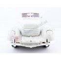 COCHESDEMETAL.ES 1936 CORD 810 CONVERTIBLE BLANC 1:18 Modèles de signature 18108