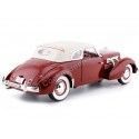 Cochesdemetal.es 1937 CORD 812 SUPERCIRGED CONVERTIBLE ROUGE 1:18 Modèles de signature 18112