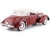 Cochesdemetal.es 1937 CORD 812 SUPERCIRGED CONVERTIBLE ROUGE 1:18 Modèles de signature 18112