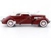 Cochesdemetal.es 1937 CORD 812 SUPERCIRGED CONVERTIBLE ROUGE 1:18 Modèles de signature 18112