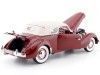 Cochesdemetal.es 1937 CORD 812 SUPERCIRGED CONVERTIBLE ROUGE 1:18 Modèles de signature 18112