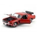1970 Ford Mustang Boss 302-4V Rojo-Negro 1:18 Welly 18002 Cochesdemetal 5 - Coches de Metal 