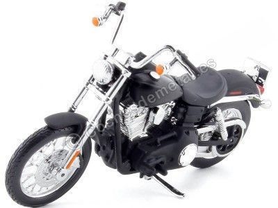 2006 Harley-Davidson Dyna Street BOB Black 1:18 Maisto 31360_342 Cochesdemetal.es