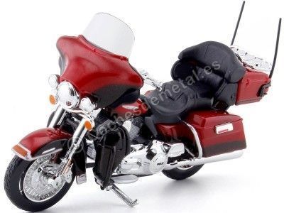 2013 Harley-Davidson FLHTK Electra Glide Ultra Limited Metallic Red 1:18 Maisto 31360_344 Cochesdemetal.es