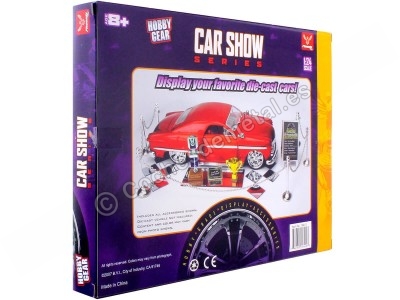 Carsdemetal.es Ensemble d'accessoires pour les voitures Exposition 1:24 Hobby Gear 18410 2