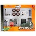 Carsdemetal.es Ensemble d'accessoires pour atelier de pneus 1:24 Gear de passe-temps 18422
