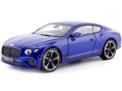 2018 Bentley Continental GT Sequin Blue 1:18 Norev HQ 182787 Cochesdemetal.es