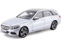 2014 Mercedes-Benz C-Class T-Model S205 Silver 1:18 Norev HQ 183865