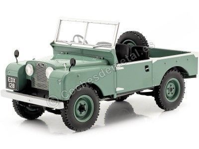 Cochesdemetal.es 1957 Land Rover Series I RHD Convertible Verde 1:18 MC Group 18180